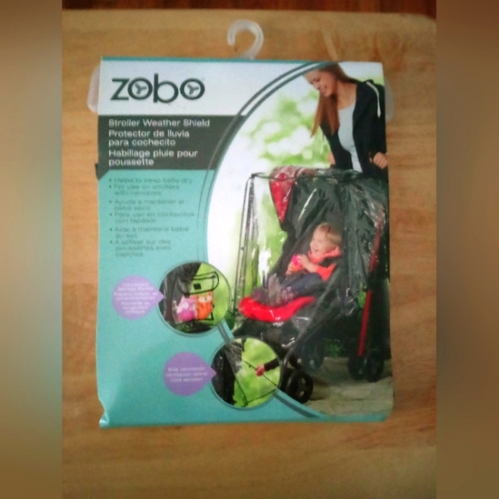 Zobo Premium Stroller Weather Shield Clear
